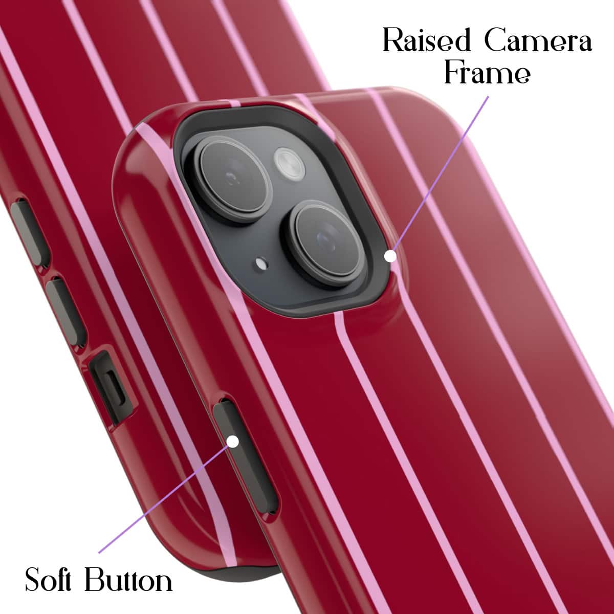 Exactly like a rose gold iPhone with triple camera lenses and raised camera frame.