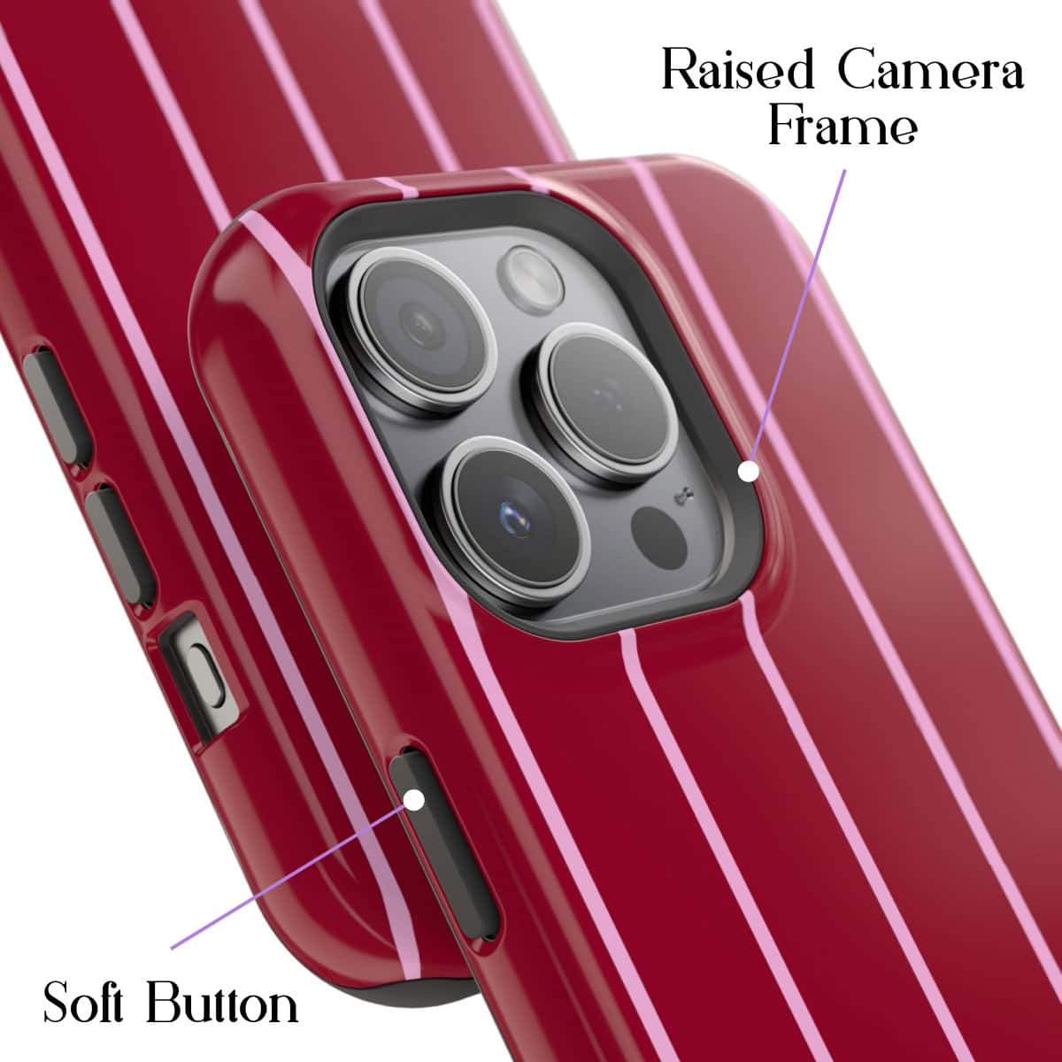 Cherry Cordial - iPhone 15 Pro Case - Image 3