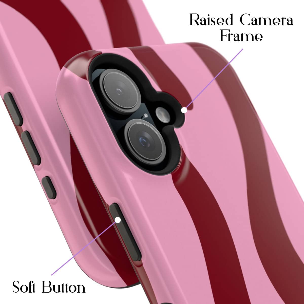 Cherry Swirl - iPhone 16 Case - Image 3