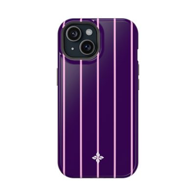Blackberry Pinstripe - iPhone 15 Case