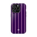 Blackberry Pinstripe - iPhone 15 Pro Case