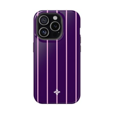 Blackberry Pinstripe - iPhone 15 Pro Case