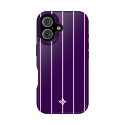 Blackberry Pinstripe - iPhone 16 Case