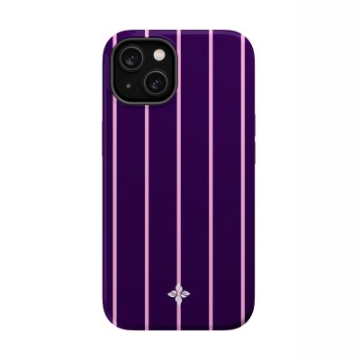 Blackberry Pinstripe - iPhone 14 Case