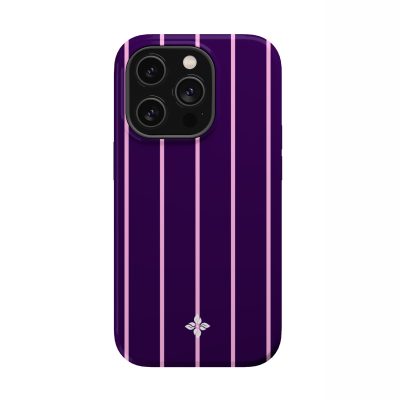 Blackberry Pinstripe - iPhone 14 Pro Case