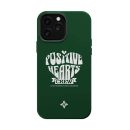 Positive hearts phone case with motivational quote; stylish, protective phone accessory featuring encouraging message and floral design for positivity and love.