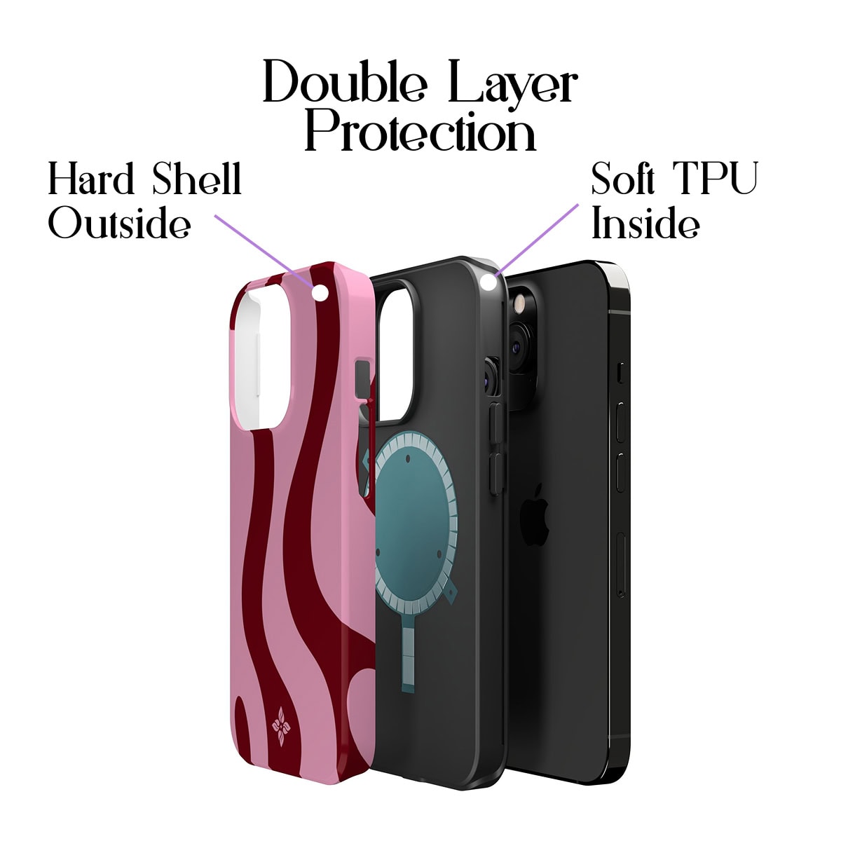 Cherry Swirl - iPhone 13 Pro Case - Image 2