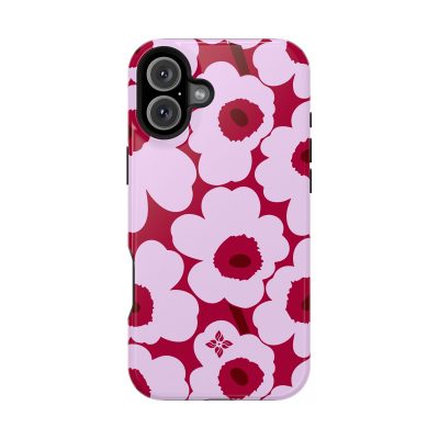 Blush Poppy – iPhone 16 Plus Case