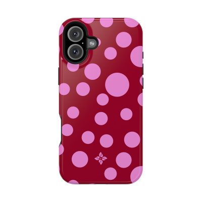 Crimson Pop – iPhone 16 Plus Case