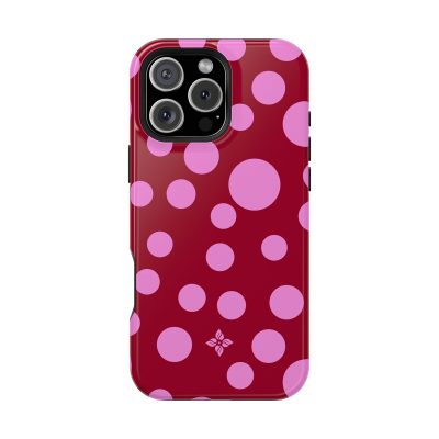 Crimson Pop – iPhone 16 Pro Max Case