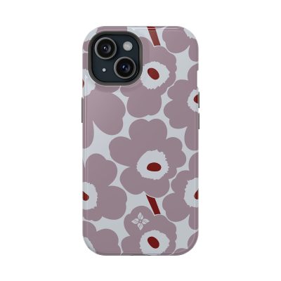 Mauve Poppy – iPhone 15 Case
