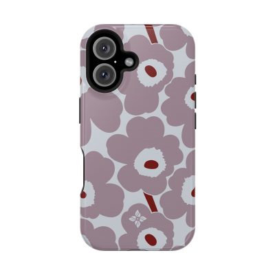 Mauve Poppy – iPhone 16 Case