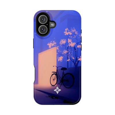 Golden Hour Street – iPhone 16 Plus Case