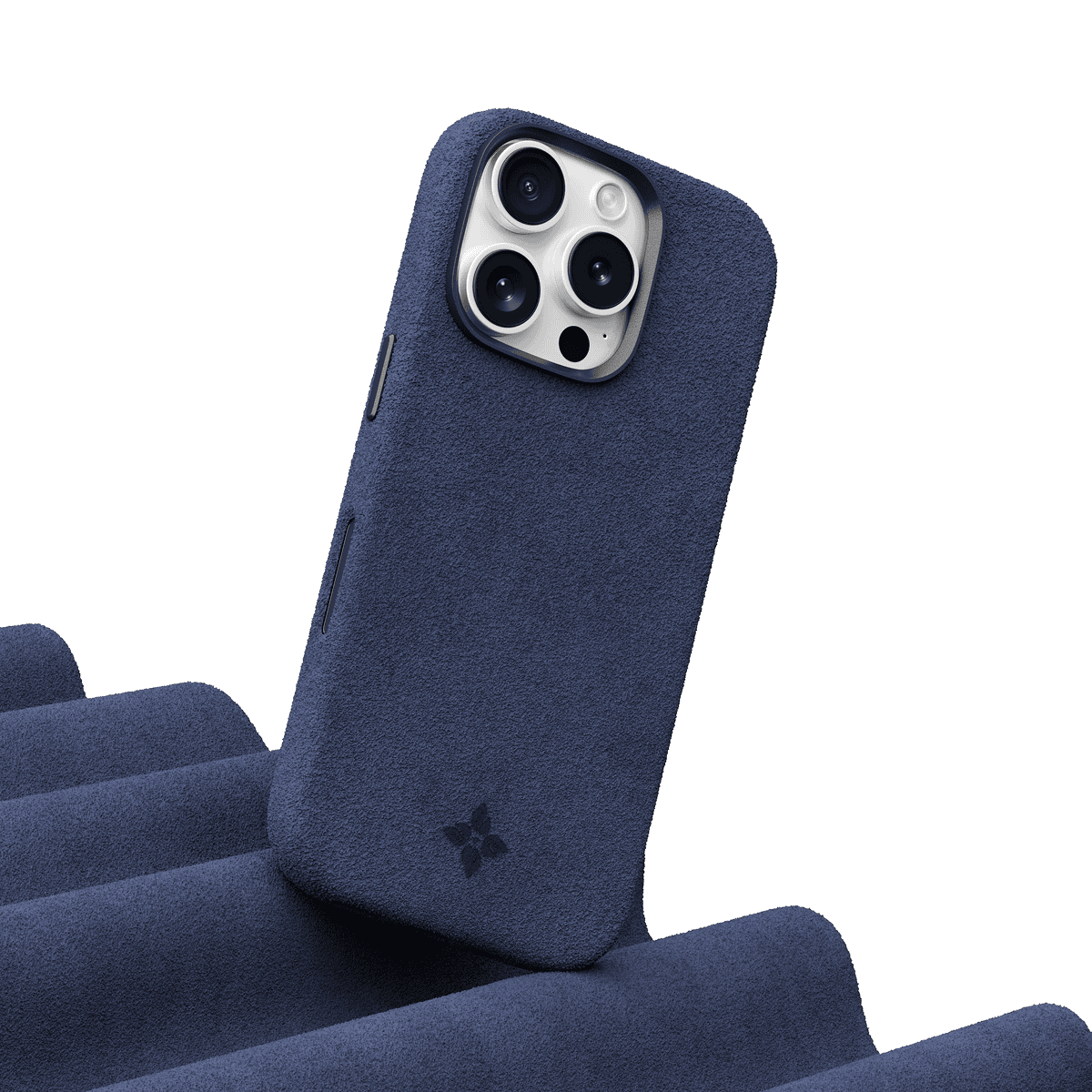 Alcantara Purple Blue – iPhone 16 Pro Max Case - Image 3