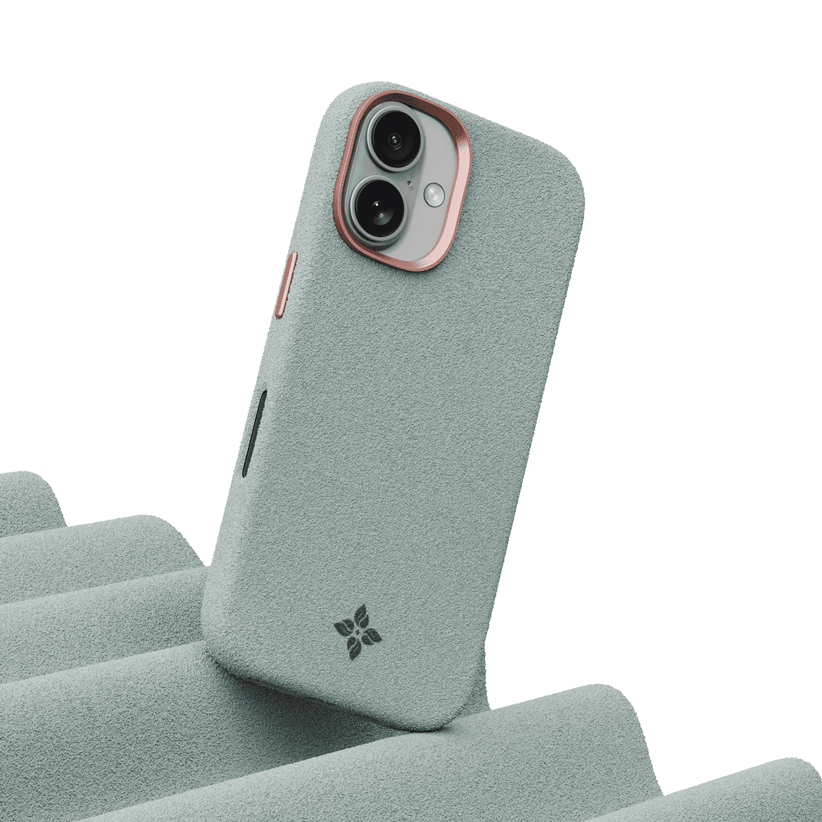 Alcantara Cyan – iPhone 17 Case - Image 3