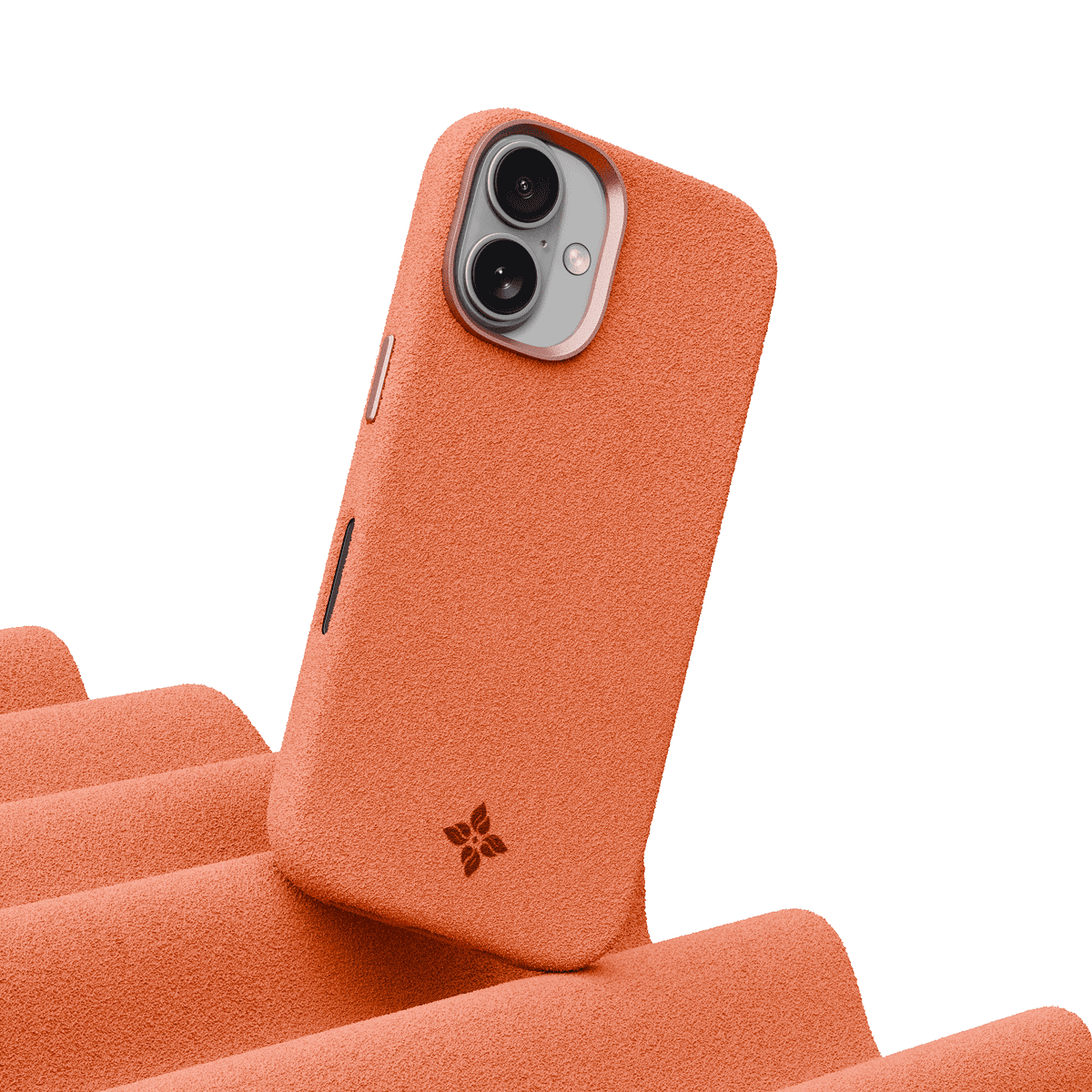 Alcantara Orange – iPhone 17 Case - Image 3