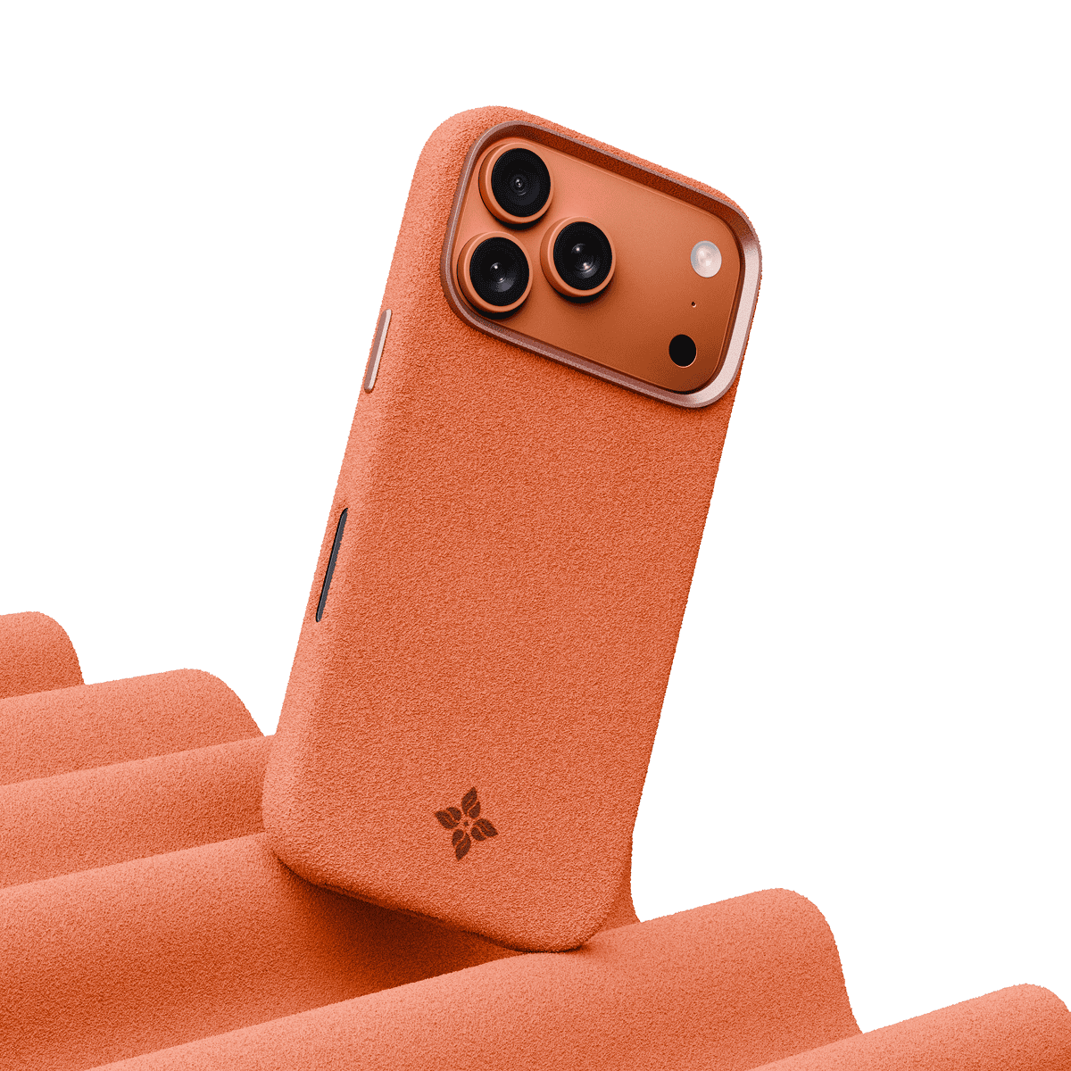 Alcantara Orange – iPhone 17 Pro Max Case - Image 3