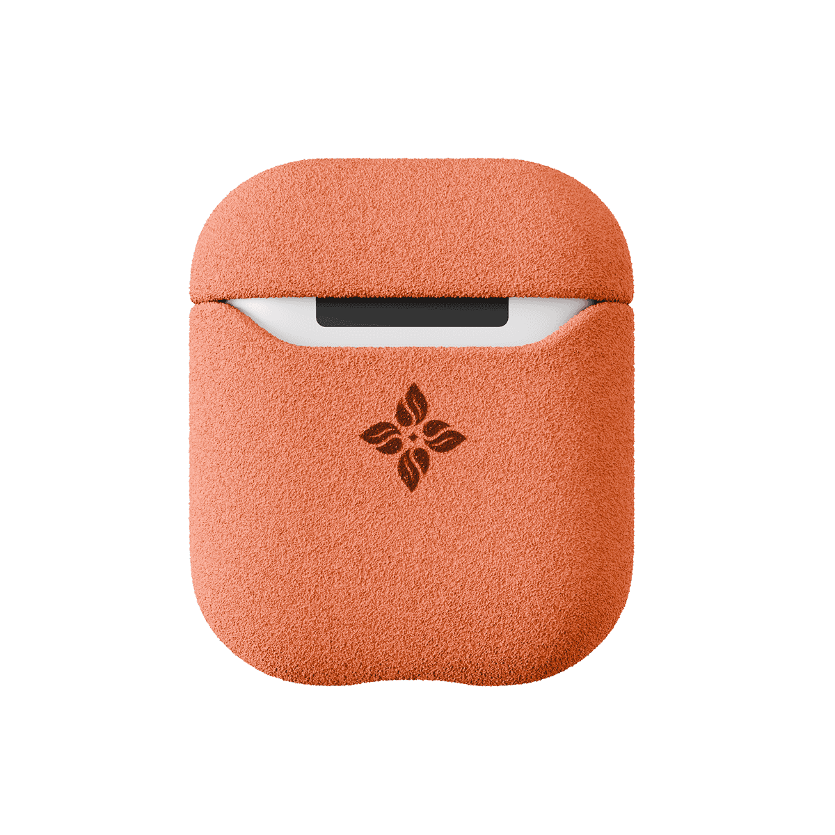 Alcantara Orange – AirPods 1/2 Case - Image 2