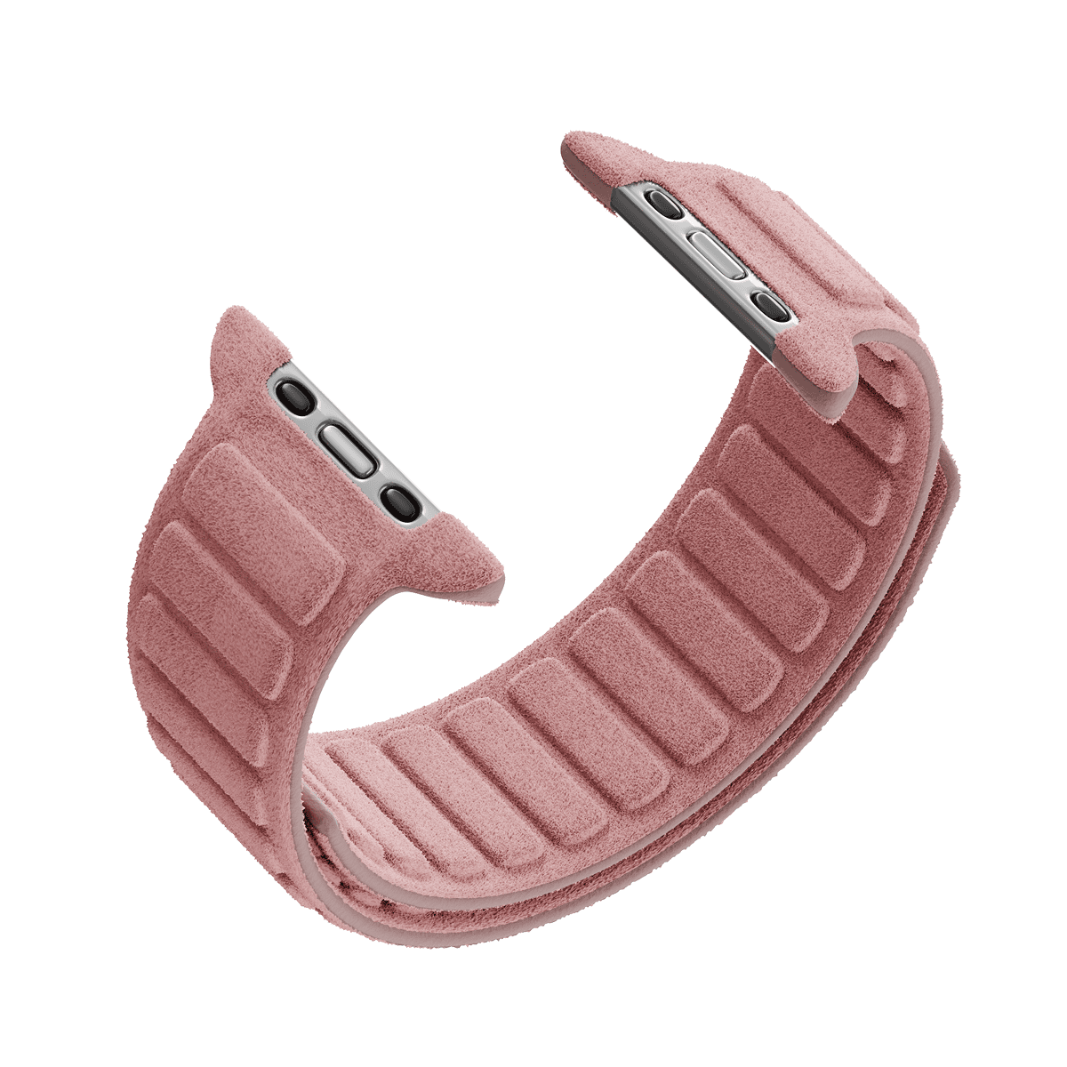 Alcantara Dirty Pink – Magnetic Watch Band - Image 5