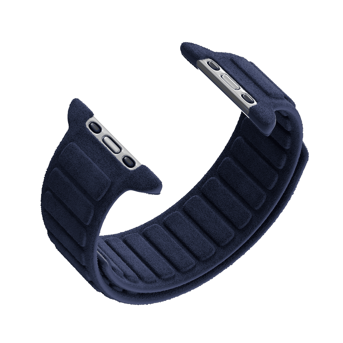 Alcantara Purple Blue – Magnetic Watch Band - Image 5