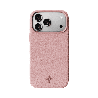Alcantara Dirty Pink – iPhone 17 Pro Max Case
