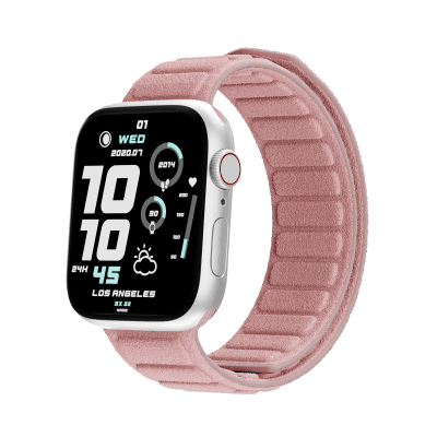 Alcantara Dirty Pink – Magnetic Watch Band