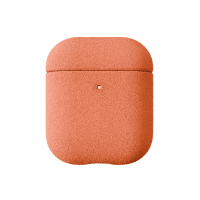 Alcantara Orange – AirPods 1/2 Case