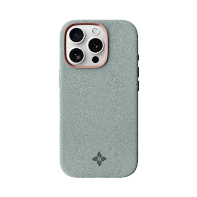Alcantara Cyan – iPhone 16 Pro Max Case