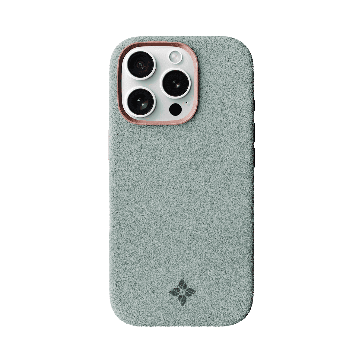 Alcantara Cyan – iPhone 16 Pro Max Case
