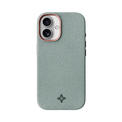 Alcantara Cyan – iPhone 17 Case