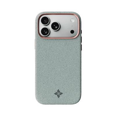 Alcantara Cyan – iPhone 17 Pro Max Case