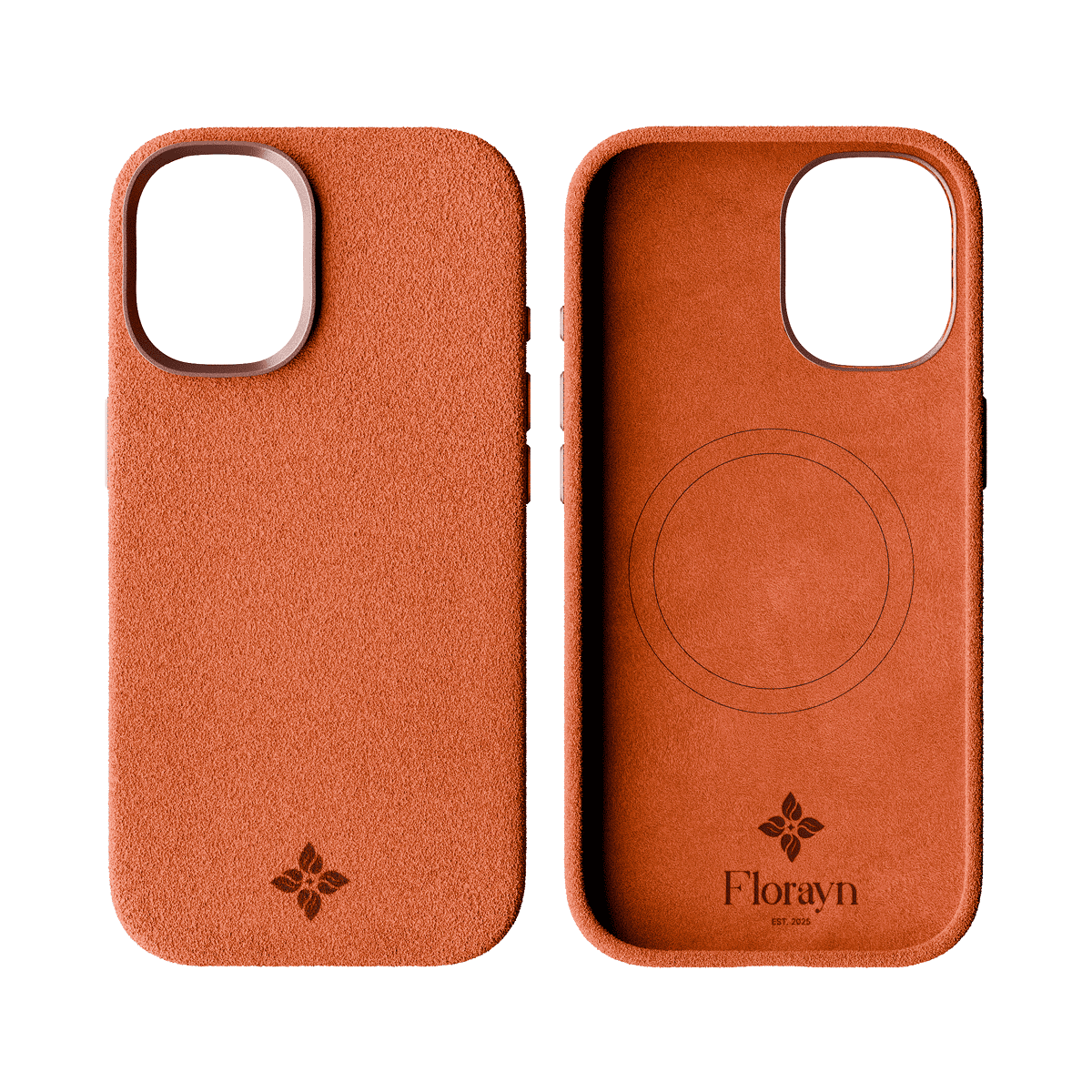 Alcantara Orange – iPhone 17 Case - Image 2