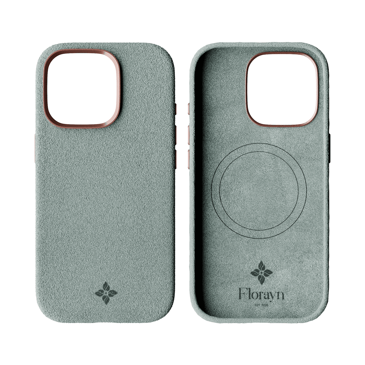 Alcantara Cyan – iPhone 16 Pro Max Case - Image 2