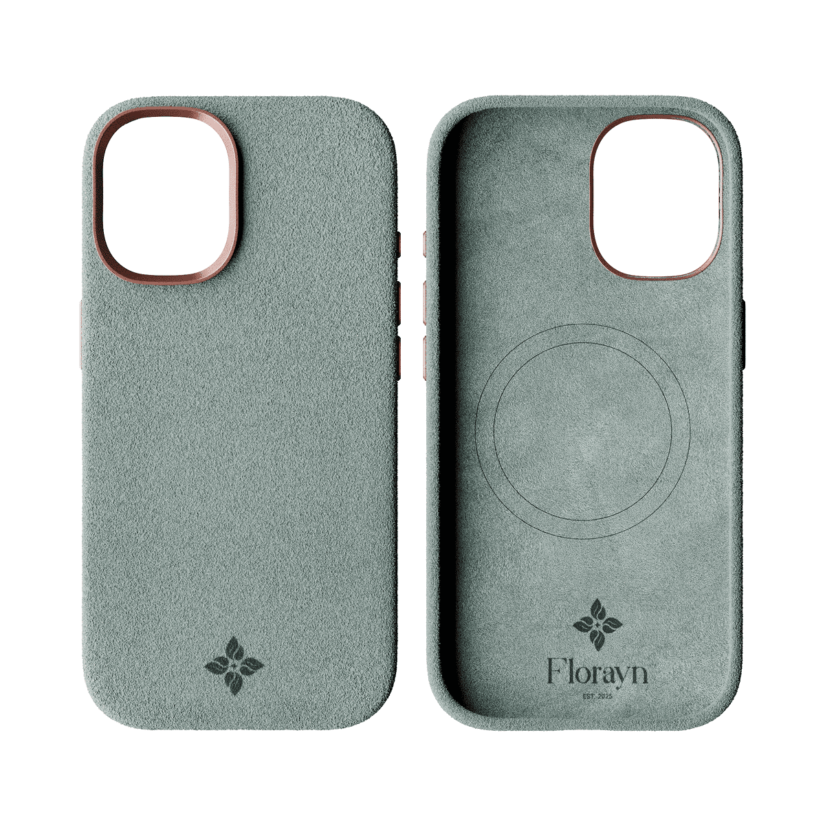 Alcantara Cyan – iPhone 17 Case - Image 2
