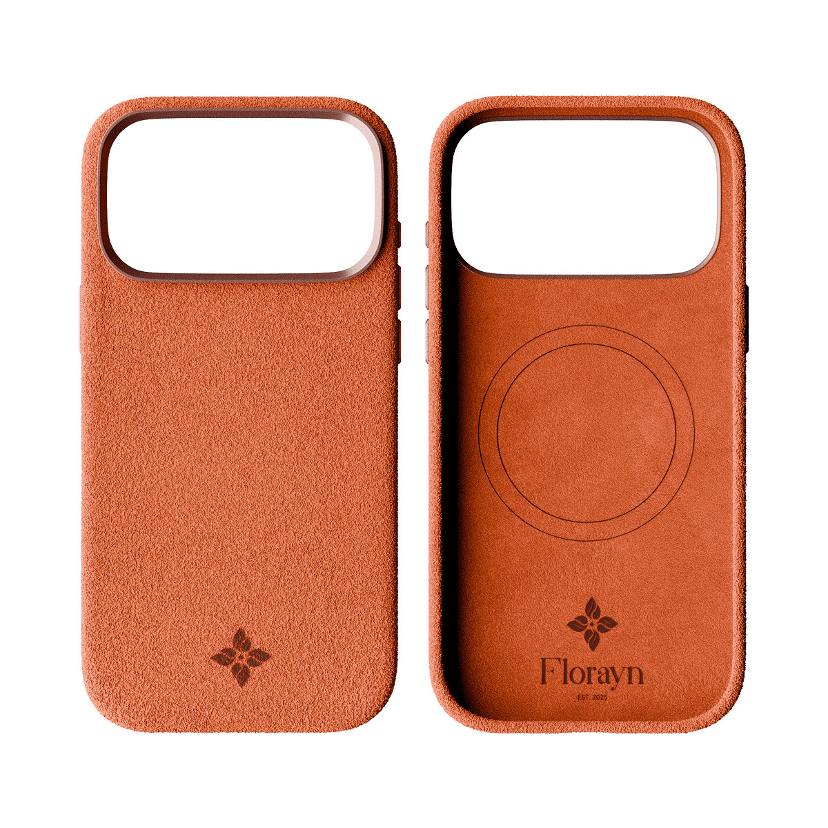 Alcantara Orange – iPhone 17 Pro Max Case - Image 2