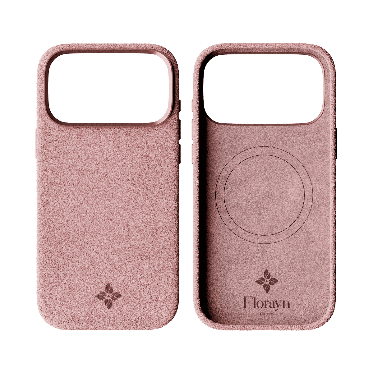 Alcantara Dirty Pink – iPhone 17 Pro Max Case - Image 2