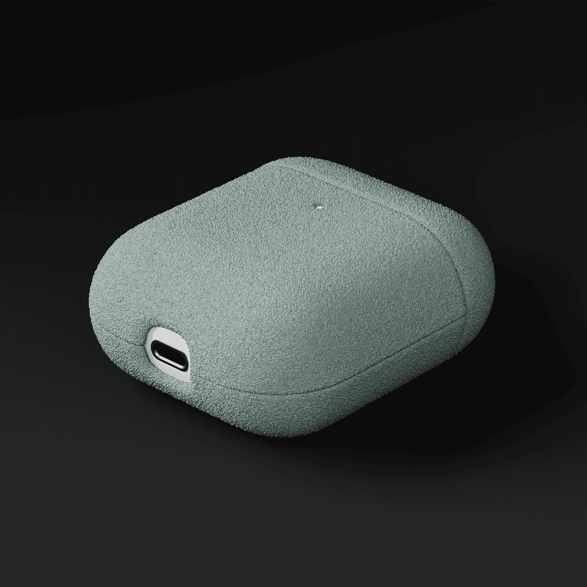 Alcantara Cyan – AirPods 1/2 Case - Image 4