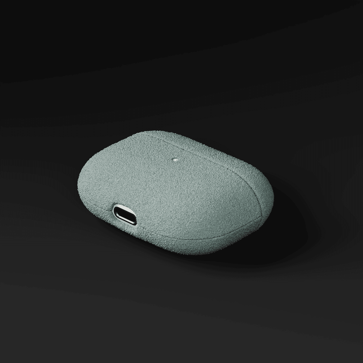 Alcantara Cyan – AirPods Pro Case - Image 4