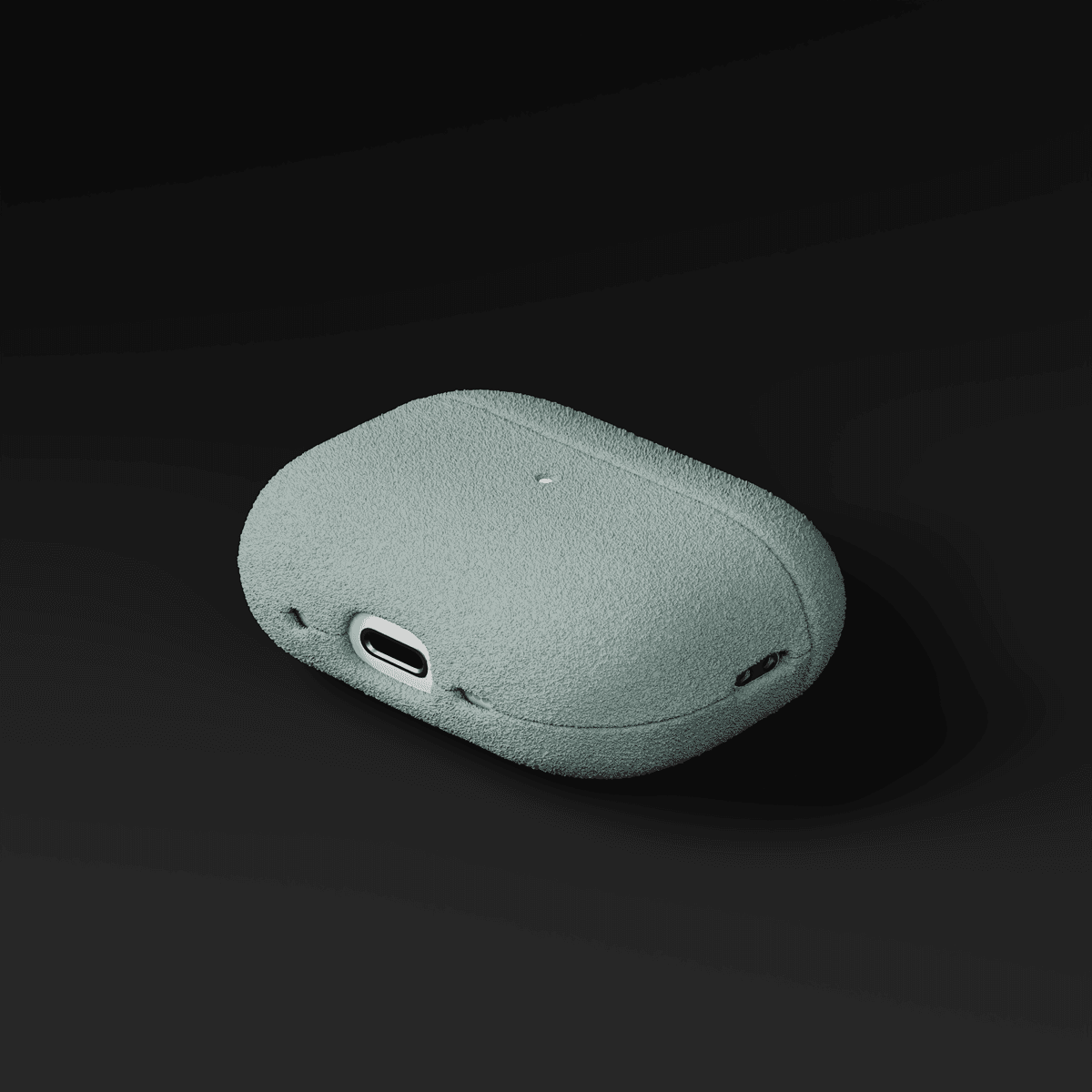 Alcantara Cyan – AirPods Pro 2 Case - Image 4