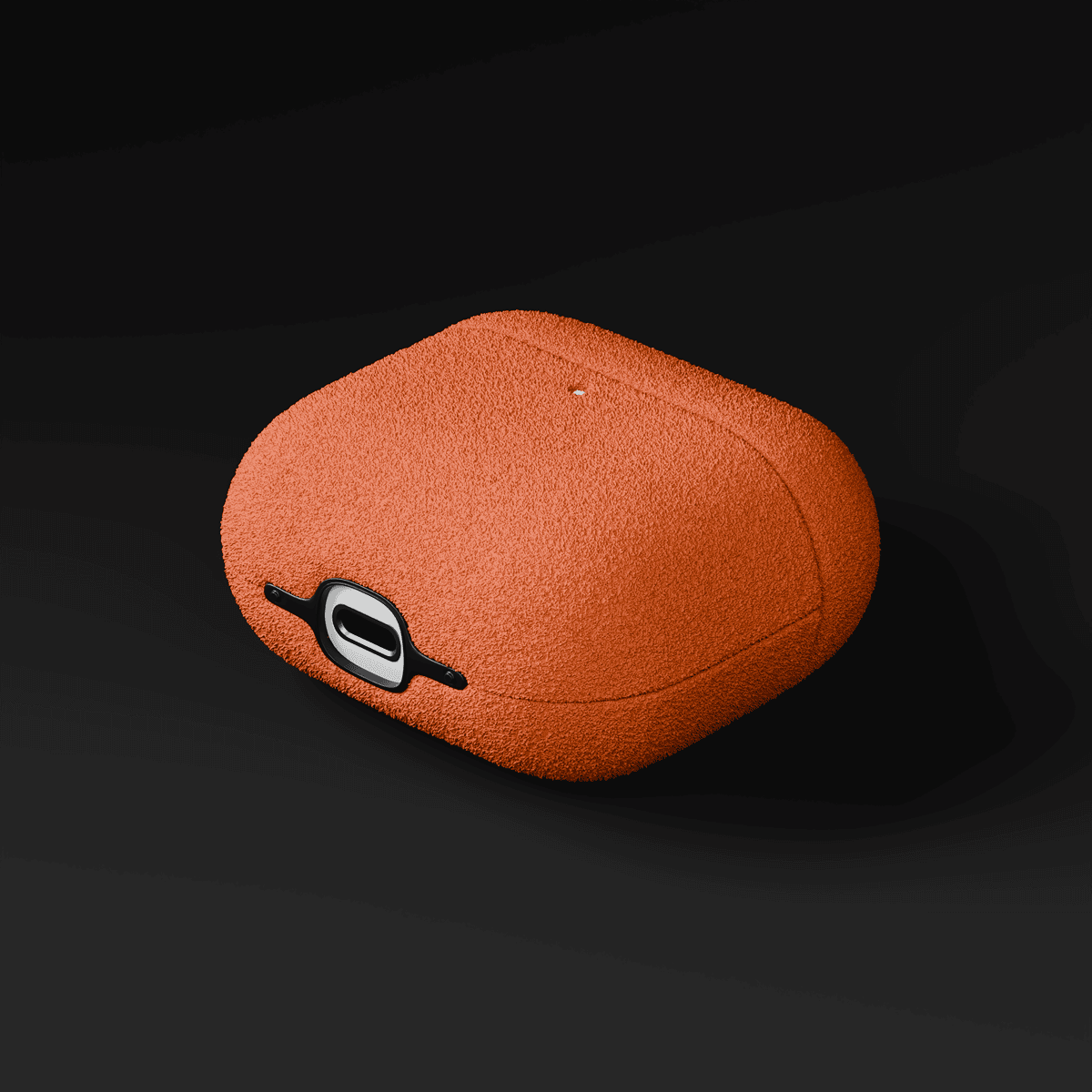 Alcantara Orange – AirPods 4 Case - Image 4