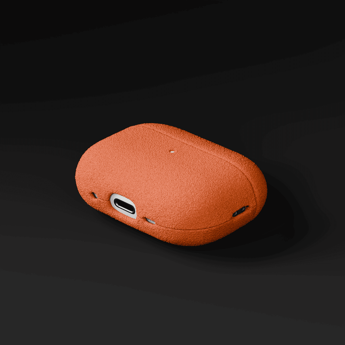 Alcantara Orange – AirPods Pro 2 Case - Image 4