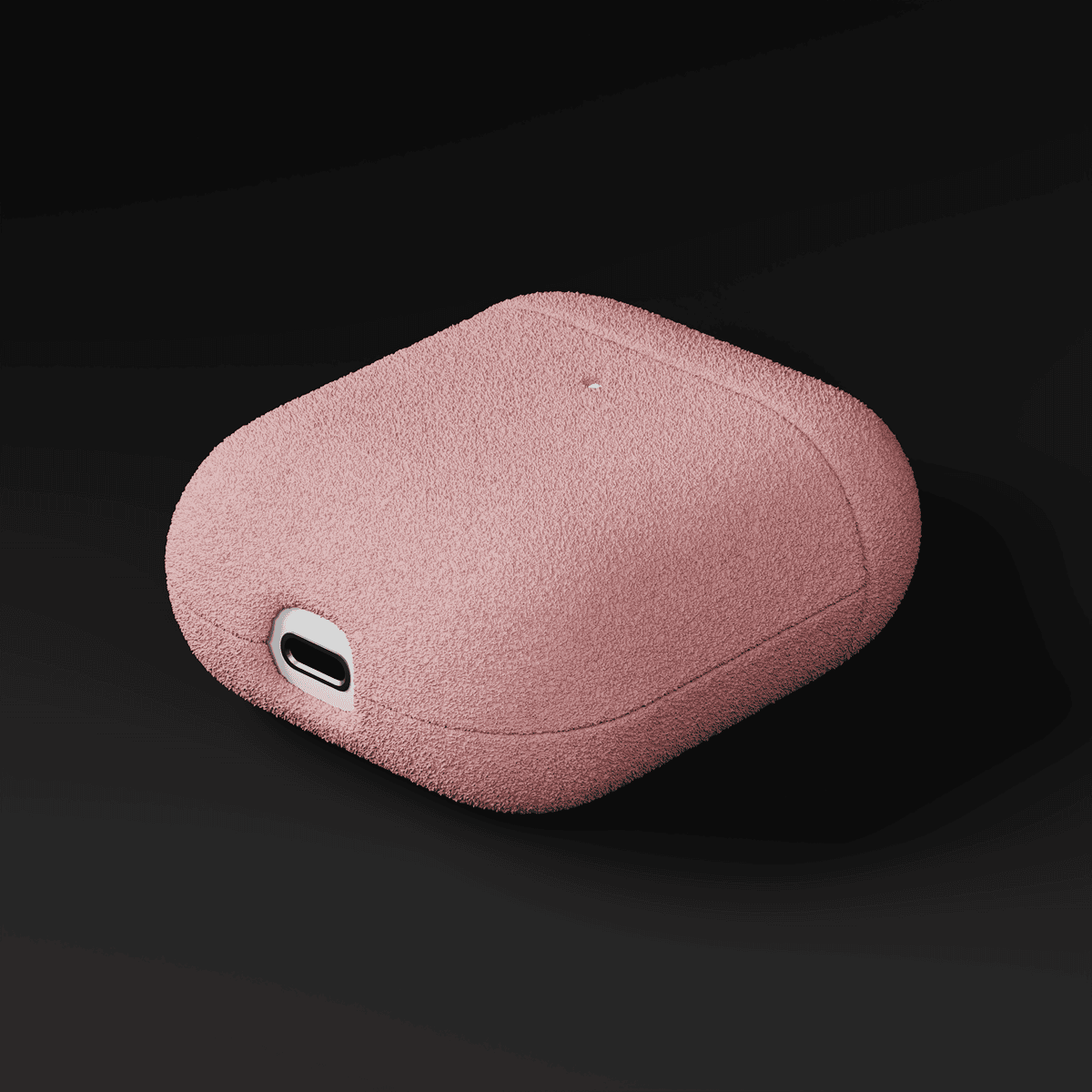 Alcantara Dirty Pink – AirPods 1/2 Case - Image 4