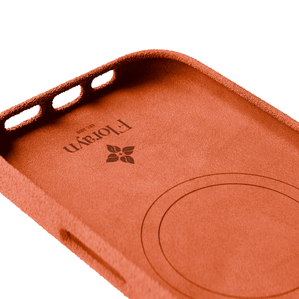 Alcantara Orange – iPhone 17 Pro Max Case - Image 5