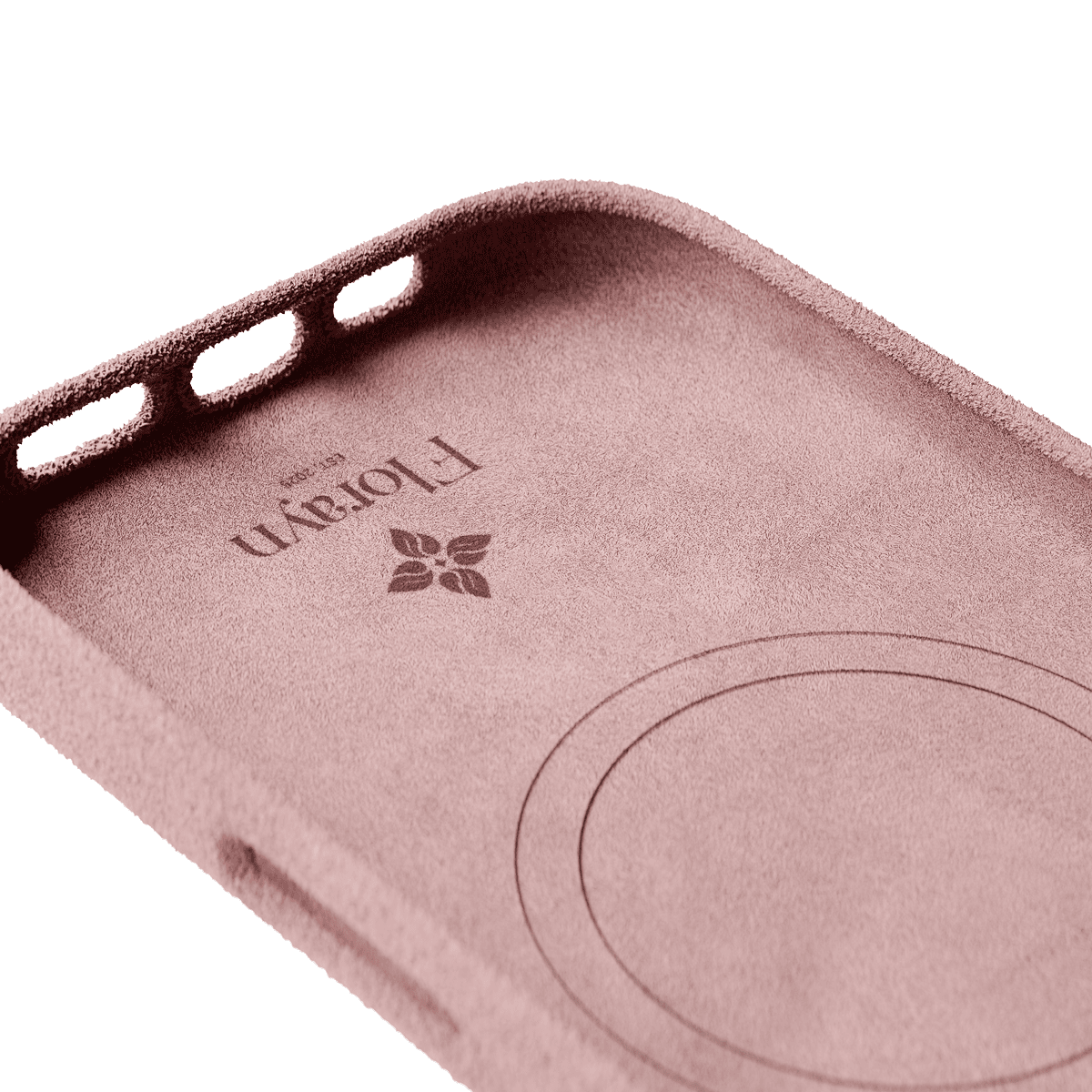 Alcantara Dirty Pink – iPhone 17 Pro Max Case - Image 5