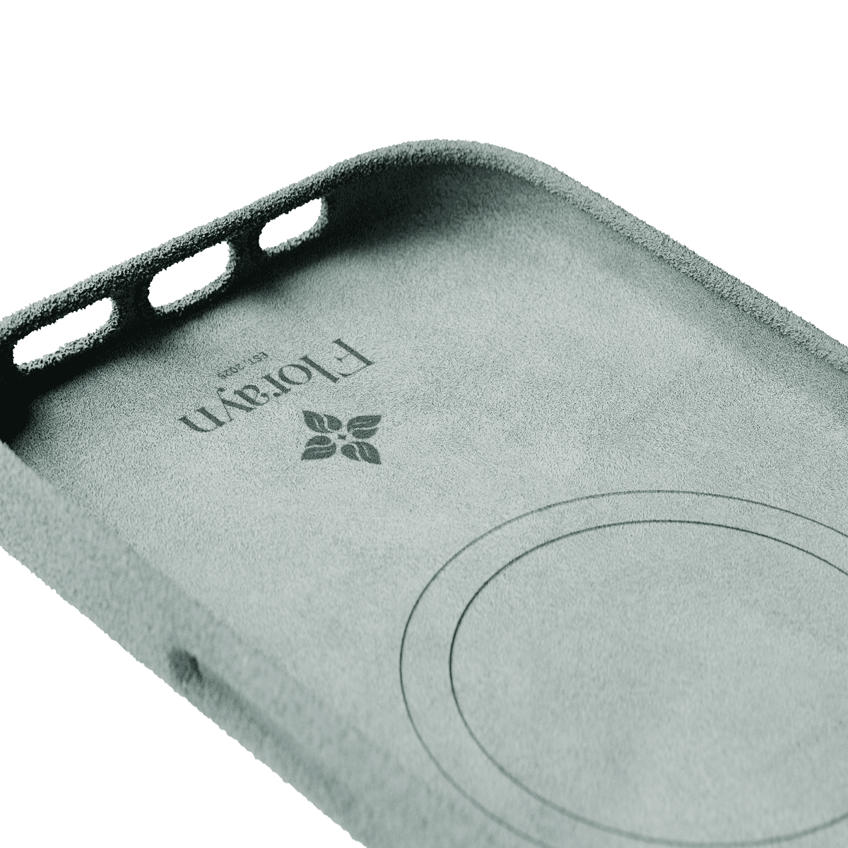 Alcantara Cyan – iPhone 17 Pro Max Case - Image 5