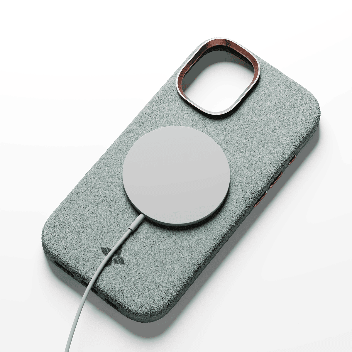 Alcantara Cyan – iPhone 17 Case - Image 4