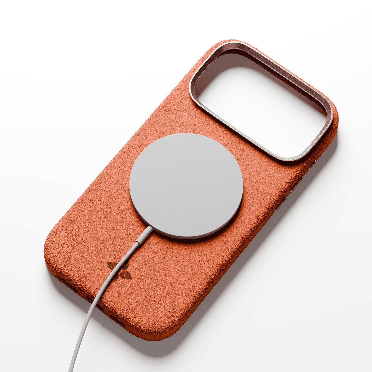 Alcantara Orange – iPhone 17 Pro Max Case - Image 4