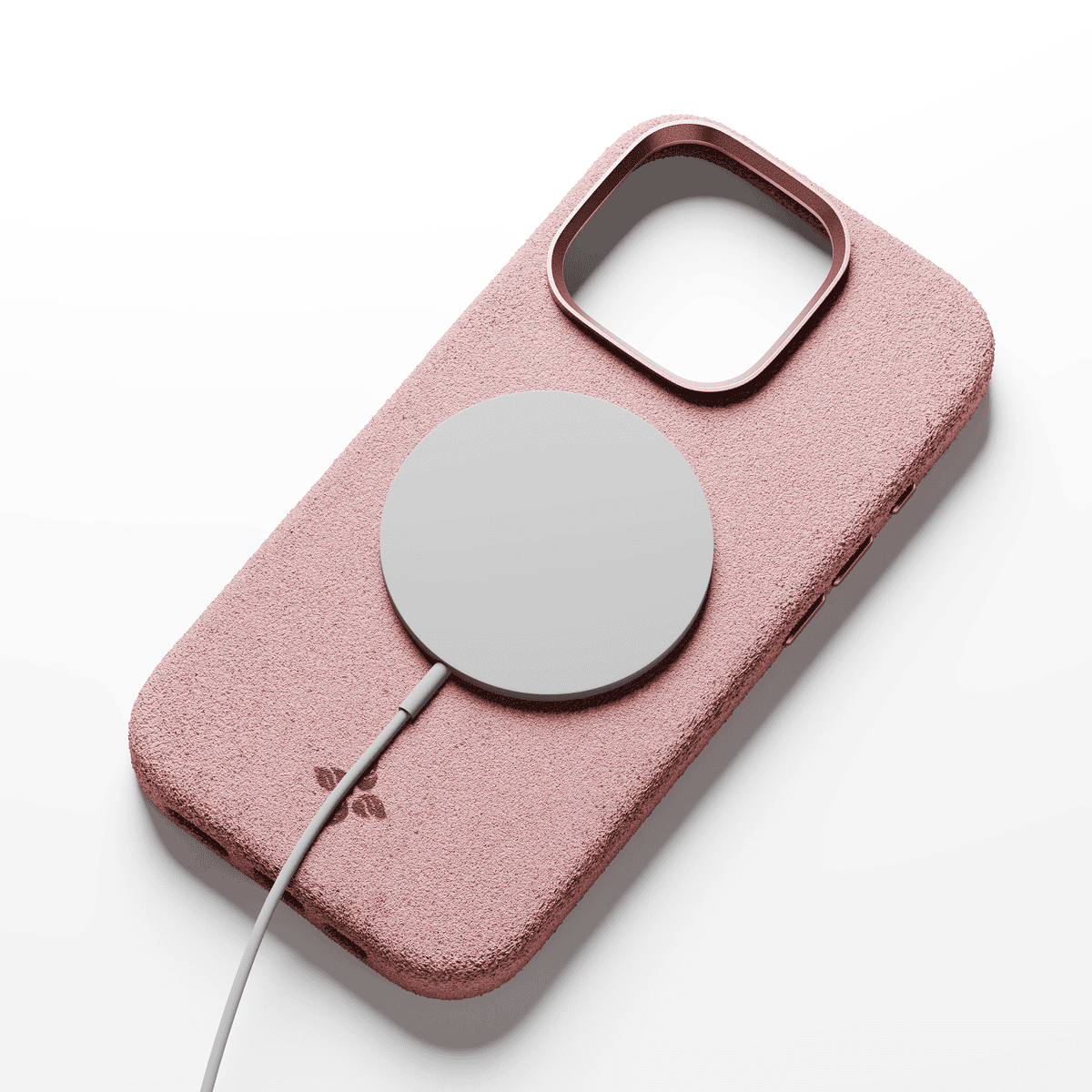 Alcantara Dirty Pink – iPhone 16 Pro Max Case - Image 4