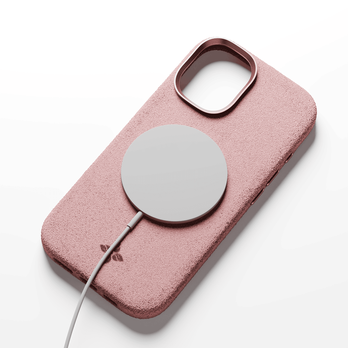 Alcantara Dirty Pink – iPhone 17 Case - Image 4