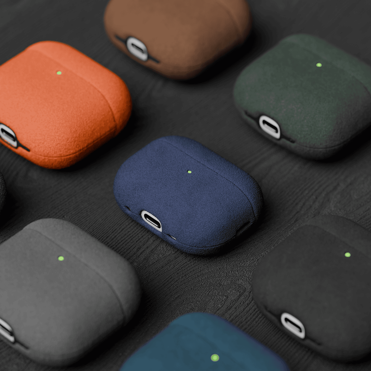 Alcantara Purple Blue – AirPods Pro 2 Case - Image 5